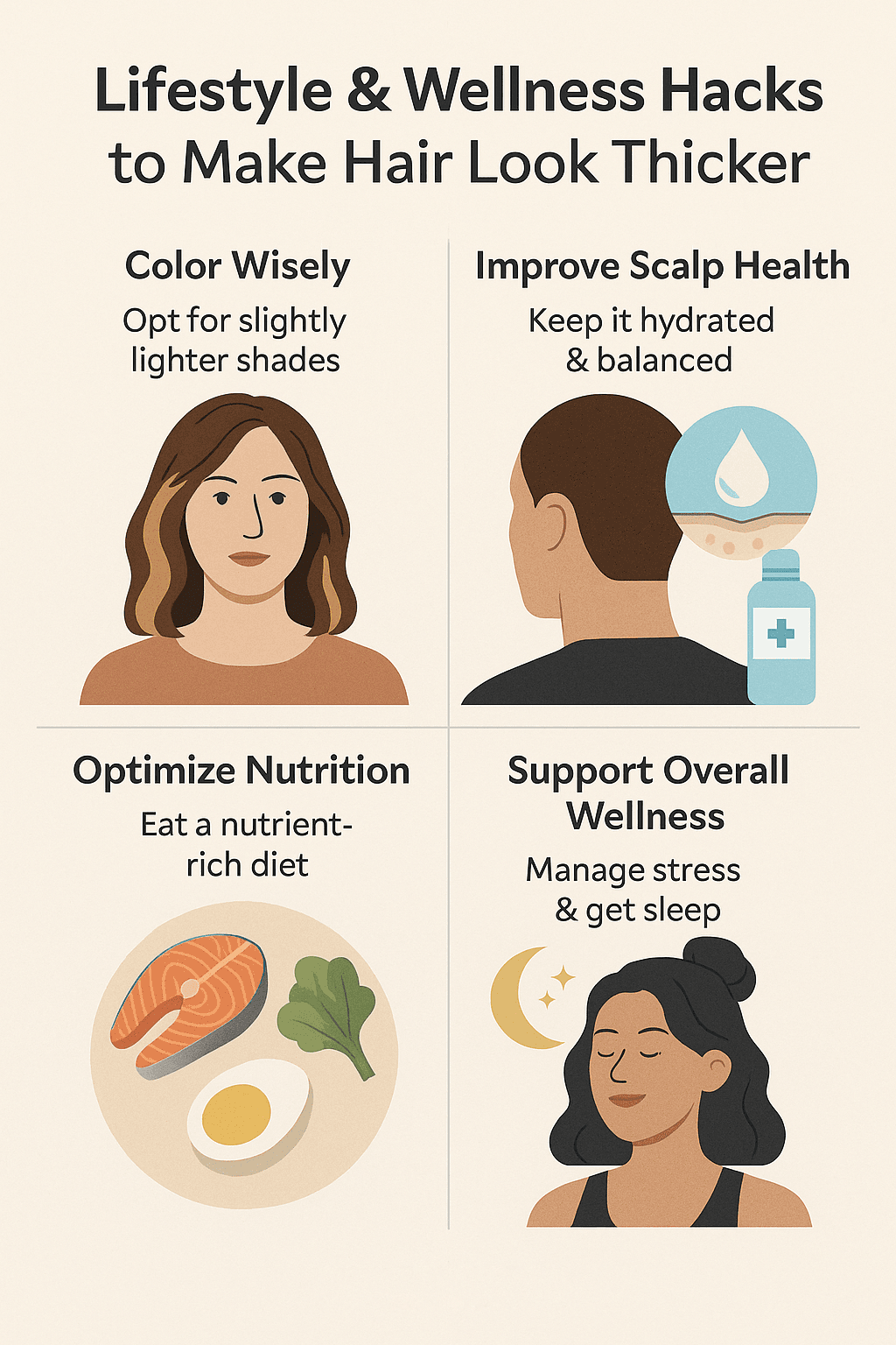 Lifestyle Habits for Healthier-Looking Hair