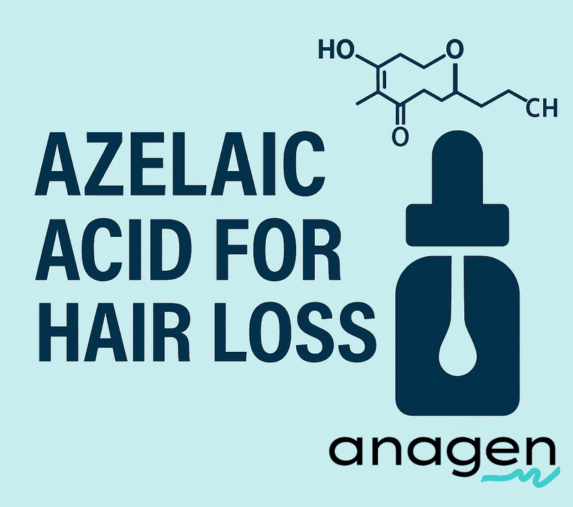 Azelaic Acid & Hair Loss: The Anti-DHT Topical Benefitting Hair Regrowth
