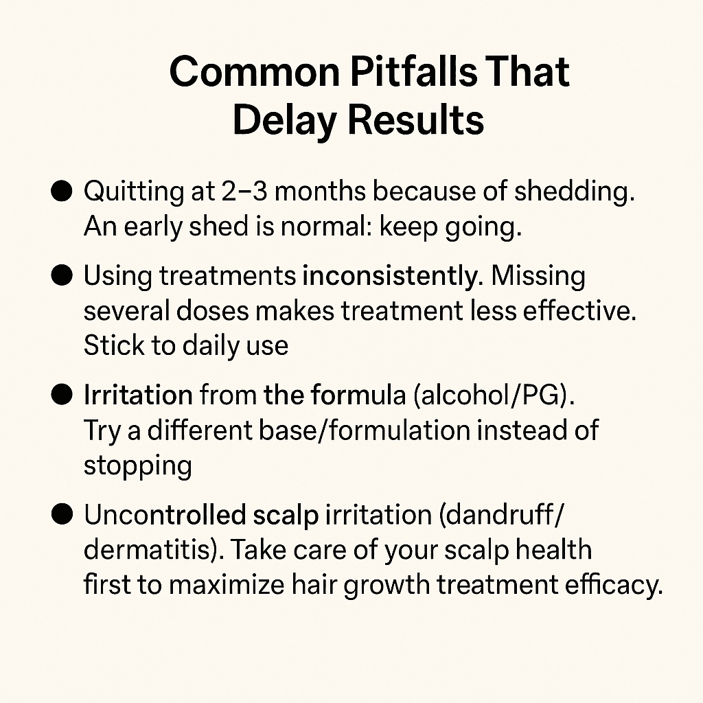 Common Mistakes That Delay Hair Regrowth